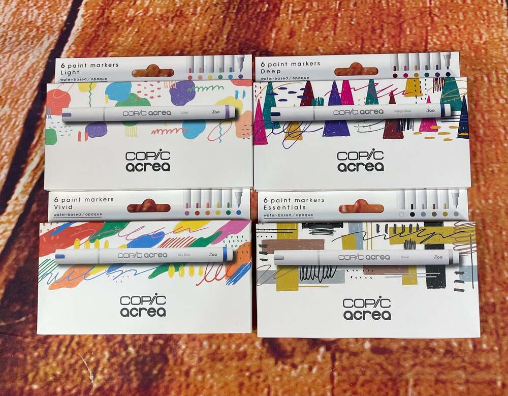 Copic Acrea Paint Marker 24-Piece Set (4 Packs of 6)